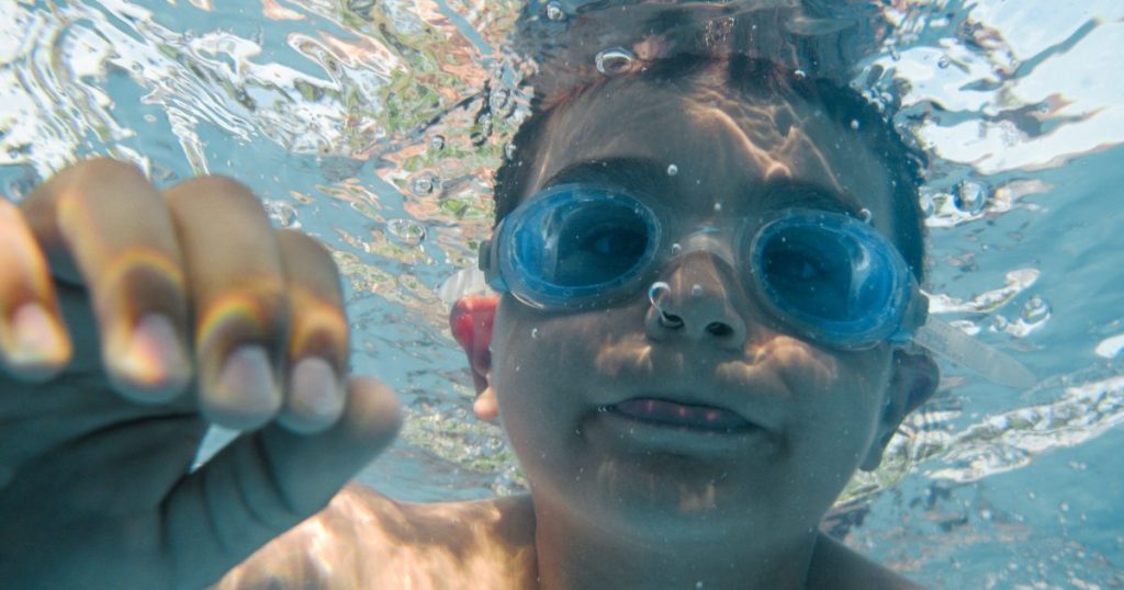 holding breath in water Brightwater Swim School