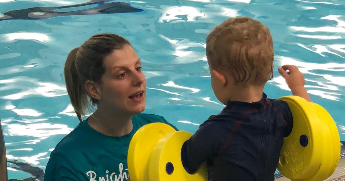 swimming lesson progress